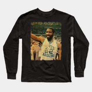 James Worthy - Vintage Design Of Basketball Long Sleeve T-Shirt